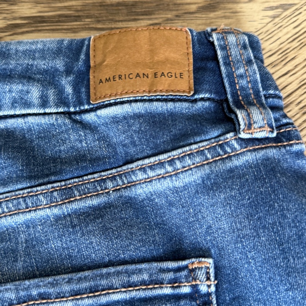American Eagle Curvy Super High-Rise Flare Jeans Next Level Stretch 20 Long - Picture 6 of 11